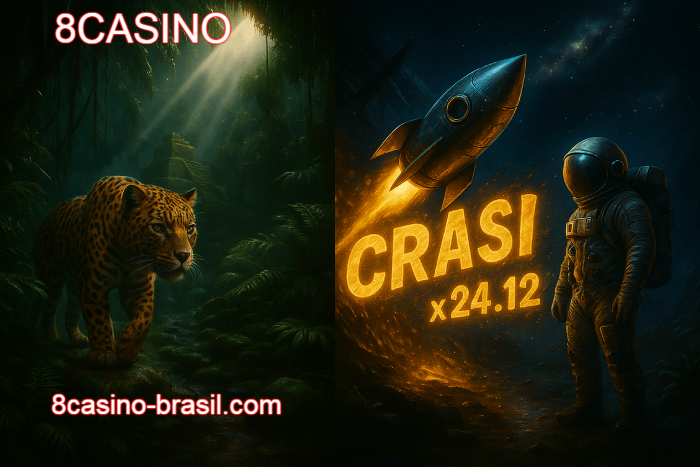 Viva o Crash da 8CASINO e ganhe com emoção!