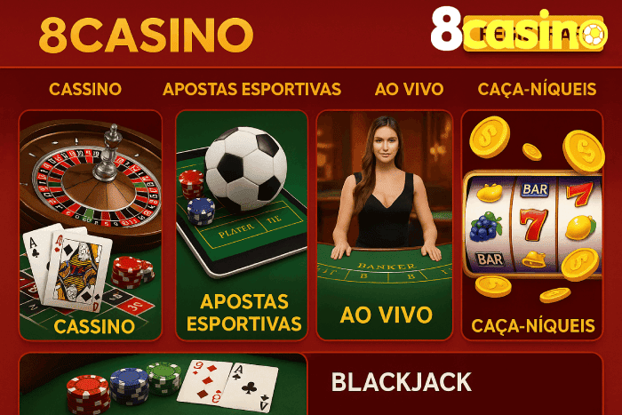 Jogos e bônus no Cassino 8CASINO