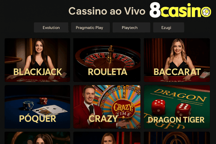 O 8CASINO Live Casino lança promoções regularmente