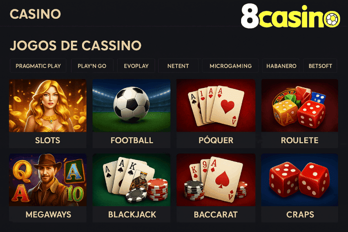 Jogos de cassino 8CASINO