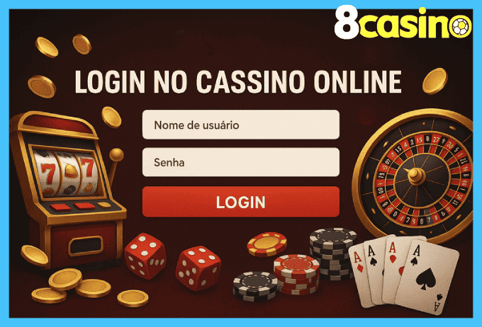 Acessar conta no Cassino 8CASINO Brasil